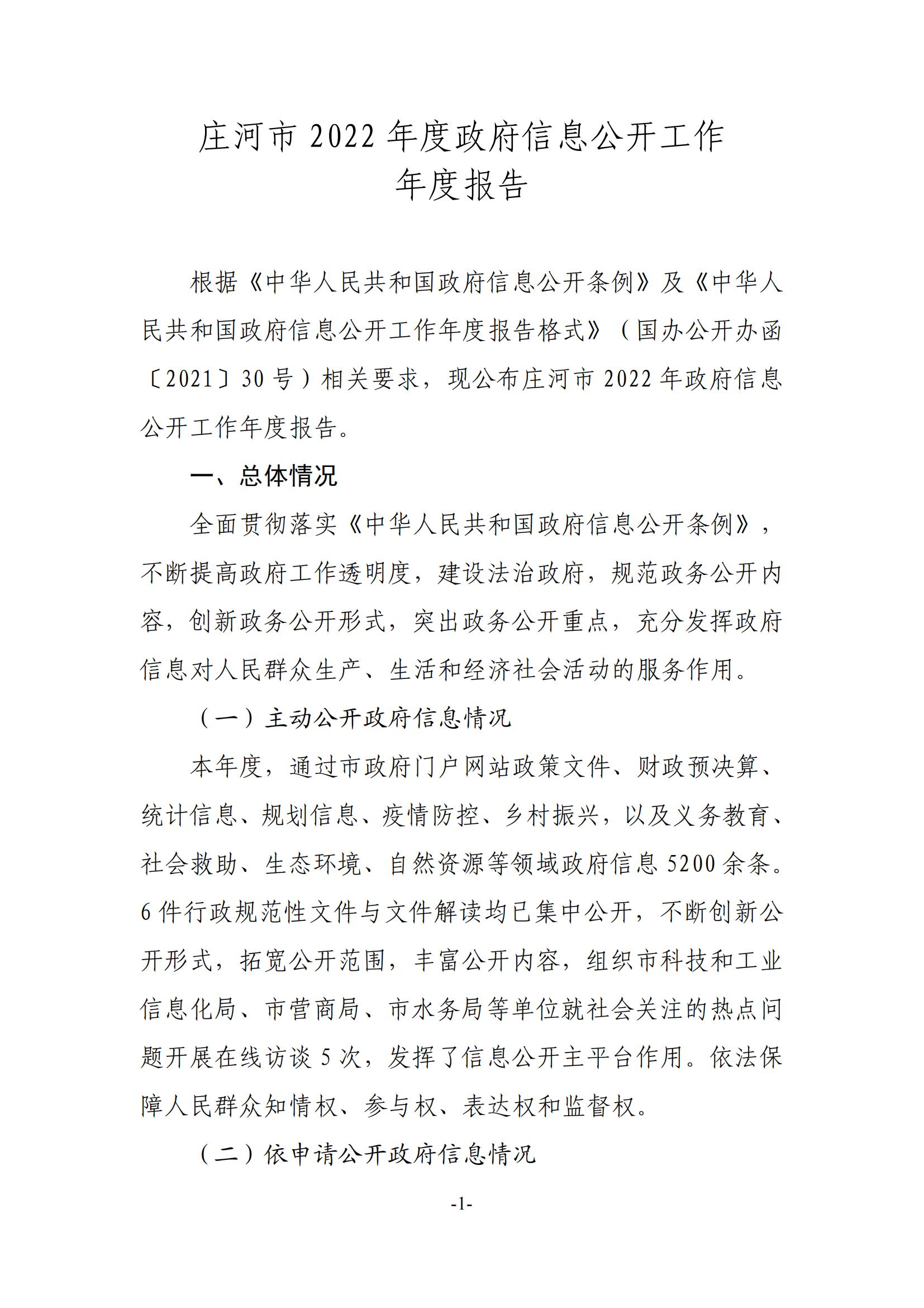 庄河市2022年度政府信息公开工作年度报告_00.jpg