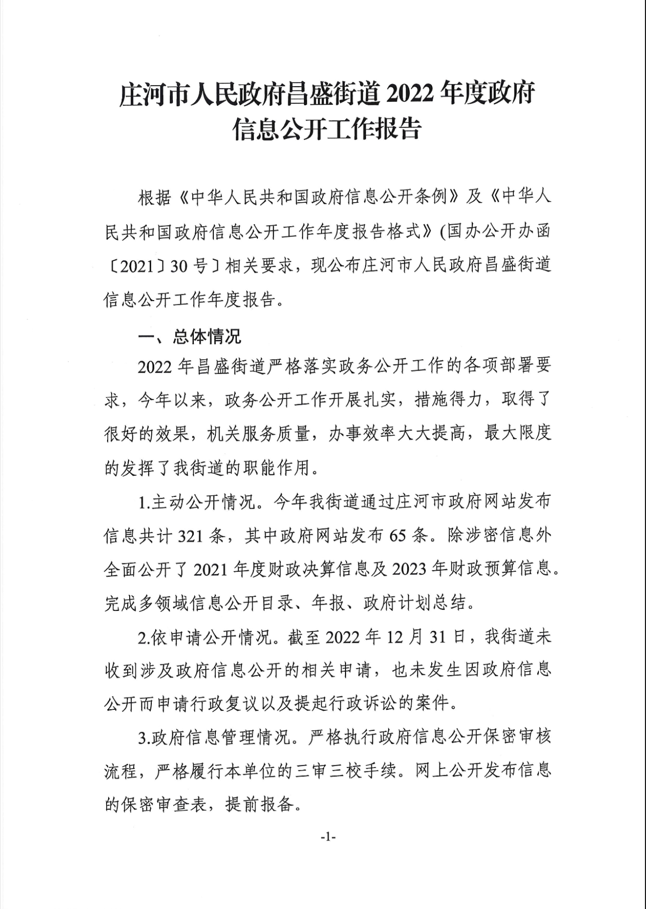 庄河市人民政府昌盛街道2022年度政府信息公开工作报告照片1.jpg